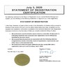 Jul.3,2020 Statement of Registration Certification